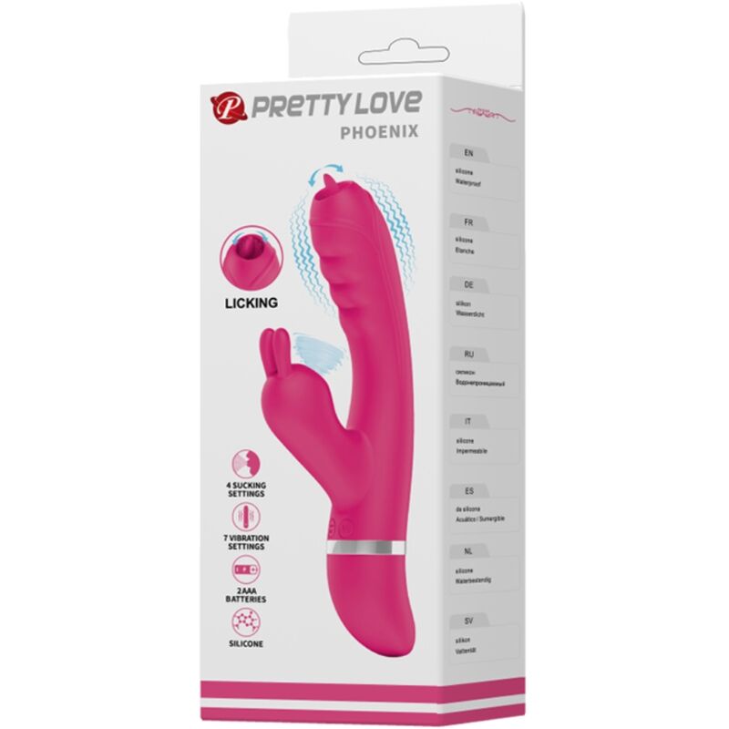 Stimulateur Rabbit Phoenix Rose - Pretty Love