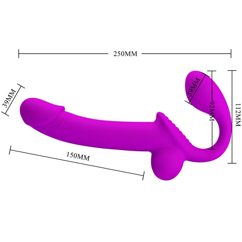 Gode Ceinture Double Stimulation Kelpie Violet - Pretty Love