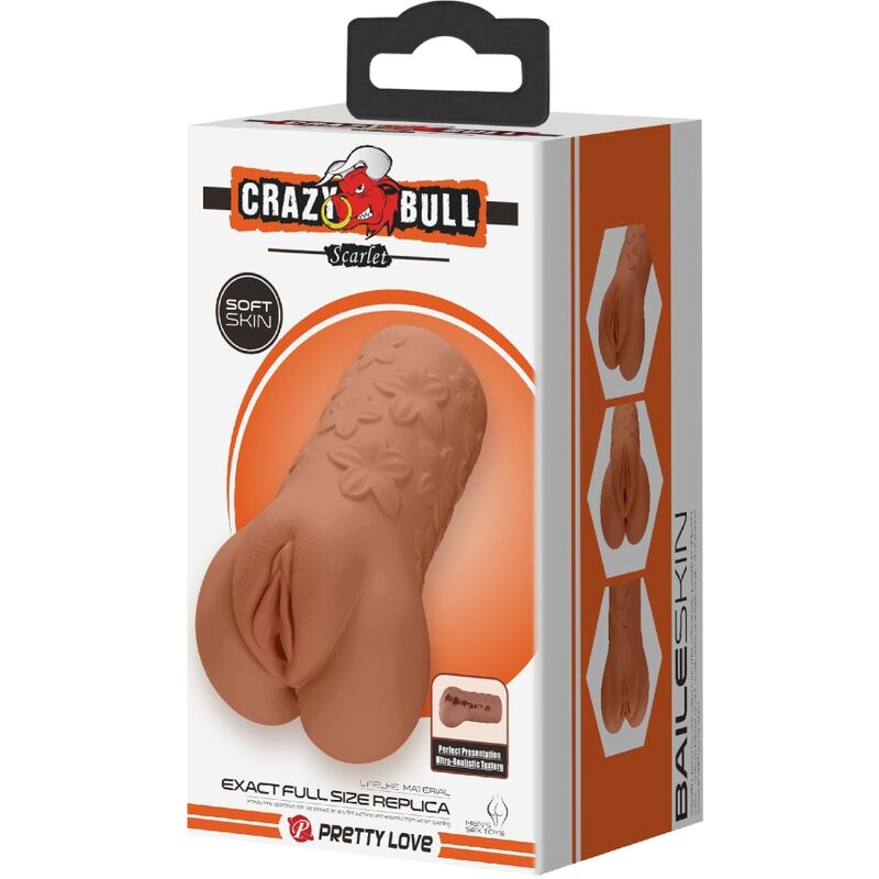 Masturbateur Double Entrée Crazy Bull Écarlate - Crazy Bull