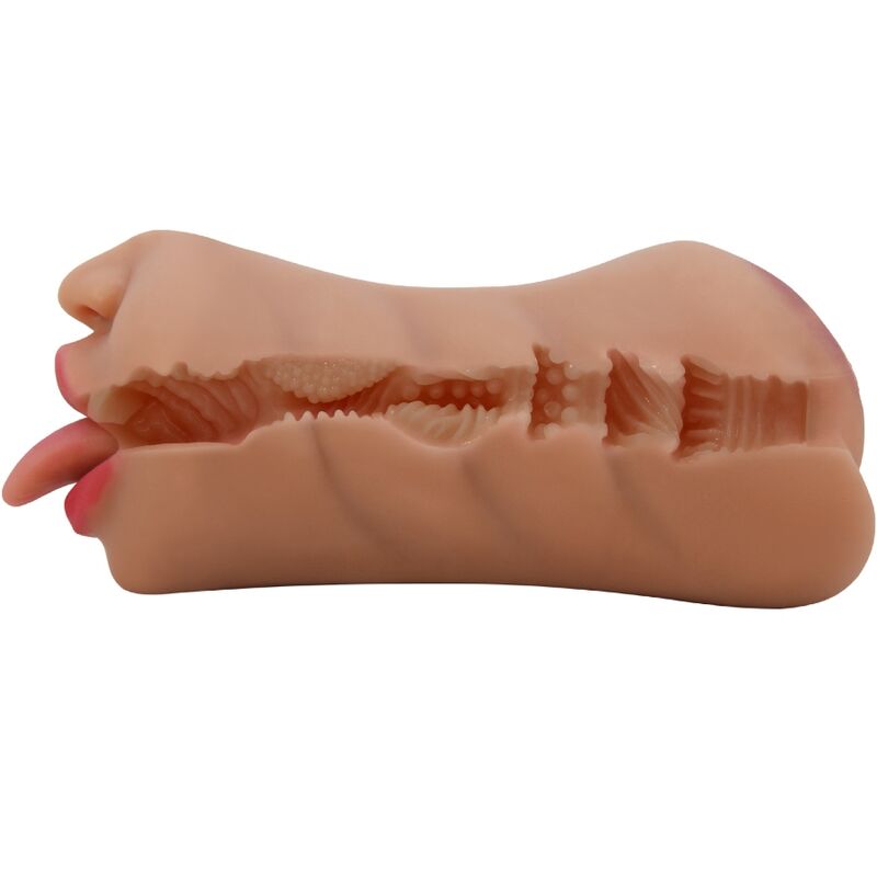 Masturbateur Crazy Bull Sarah Double Bouche & Vagin Chair