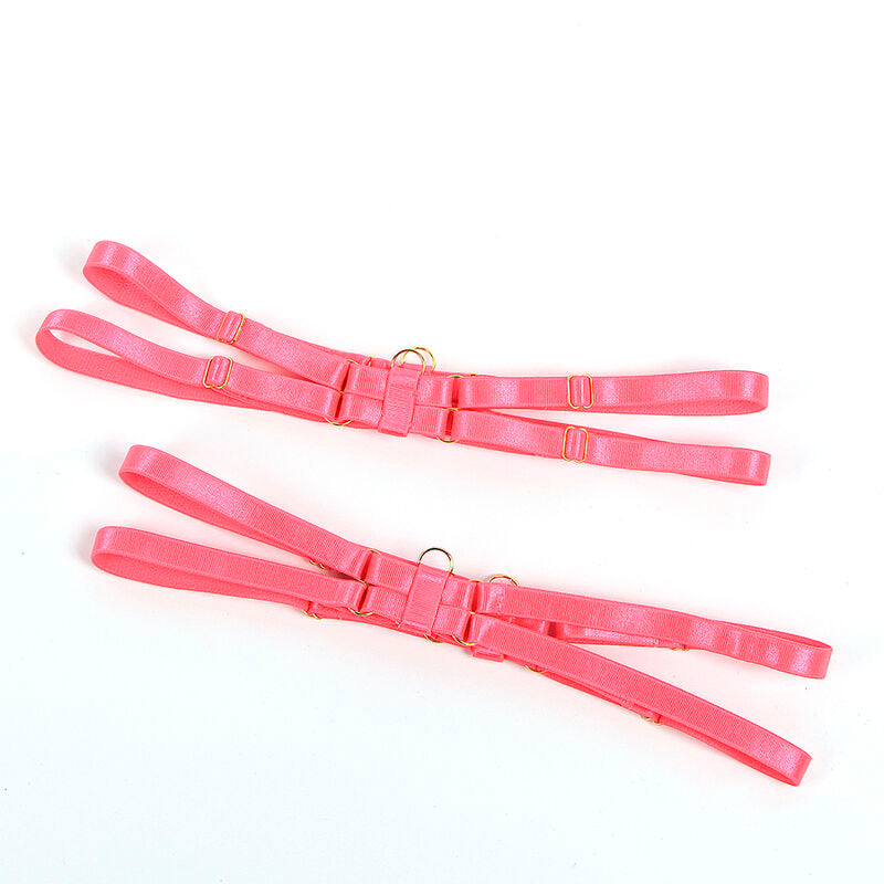 Ensemble lingerie soutien-gorge collier rose fluorescent S/M - Subblime - SUBBLIME SETS