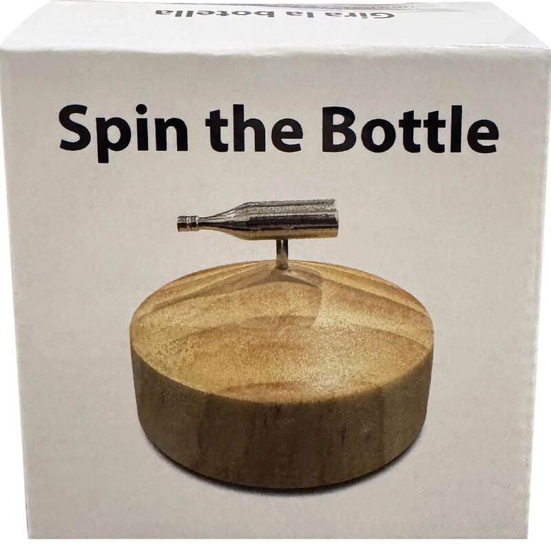 Jeu Érotique Spin the Bottle Élégant Métal et Bois - Kheper Games