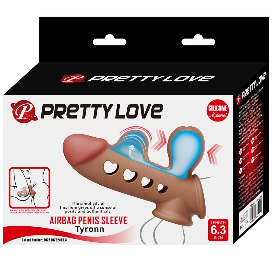 Gaine Pénienne Gonflable Pretty Love avec Anneau - Pretty Love