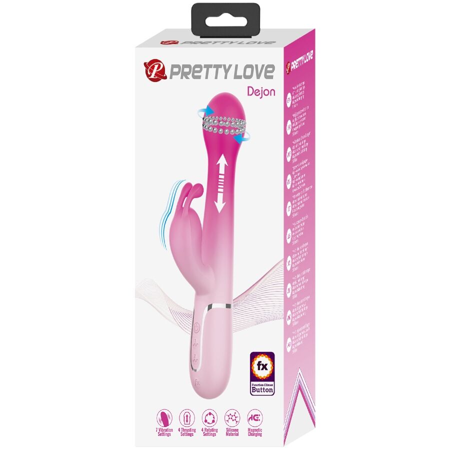 Vibromasseur Rabbit Dejon Rose - Pretty Love