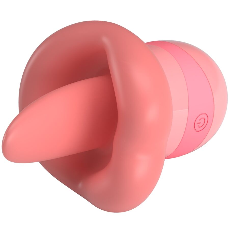 Stimulateur Clitoris Kylee Tongue 10 Vibrations Rose - Pretty Love