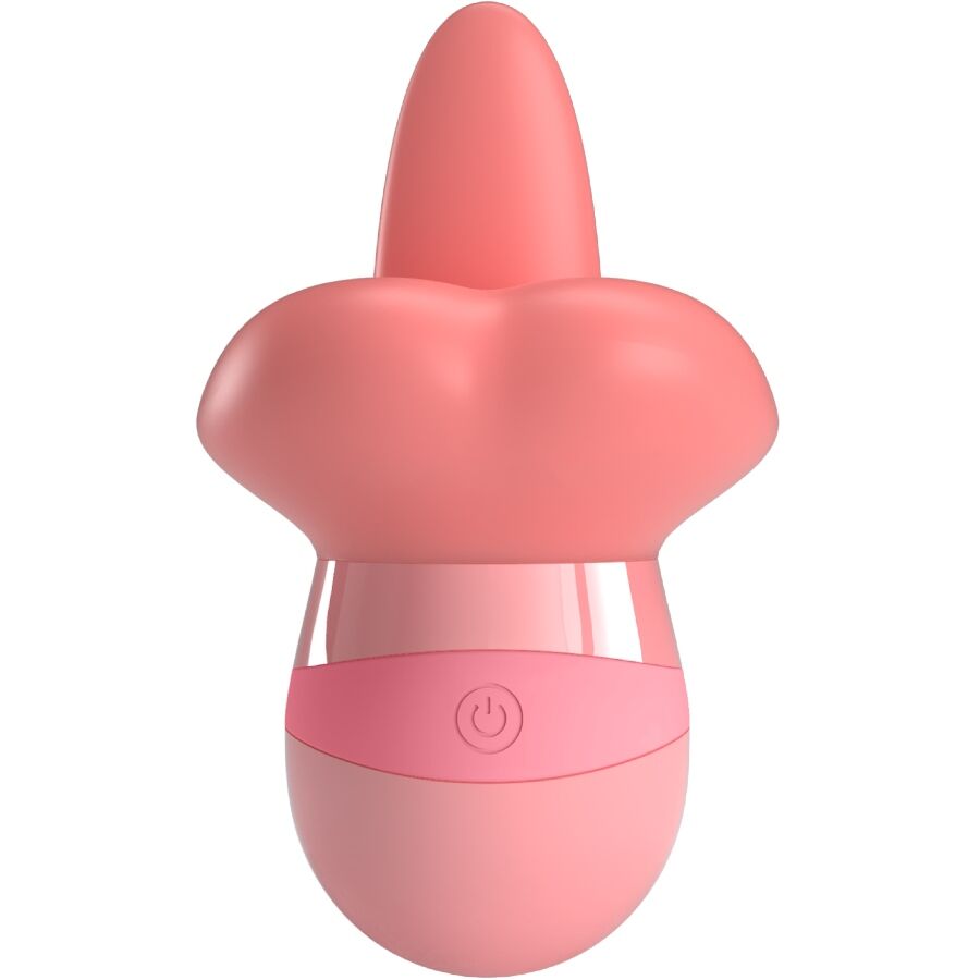 Stimulateur Clitoris Kylee Tongue 10 Vibrations Rose - Pretty Love