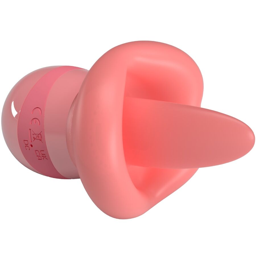 Stimulateur Clitoris Kylee Tongue 10 Vibrations Rose - Pretty Love