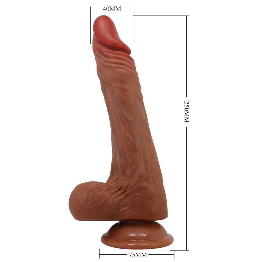 Baile - Gode Va-et-Vient avec Ventouse Réaliste Calisto - 24 cm