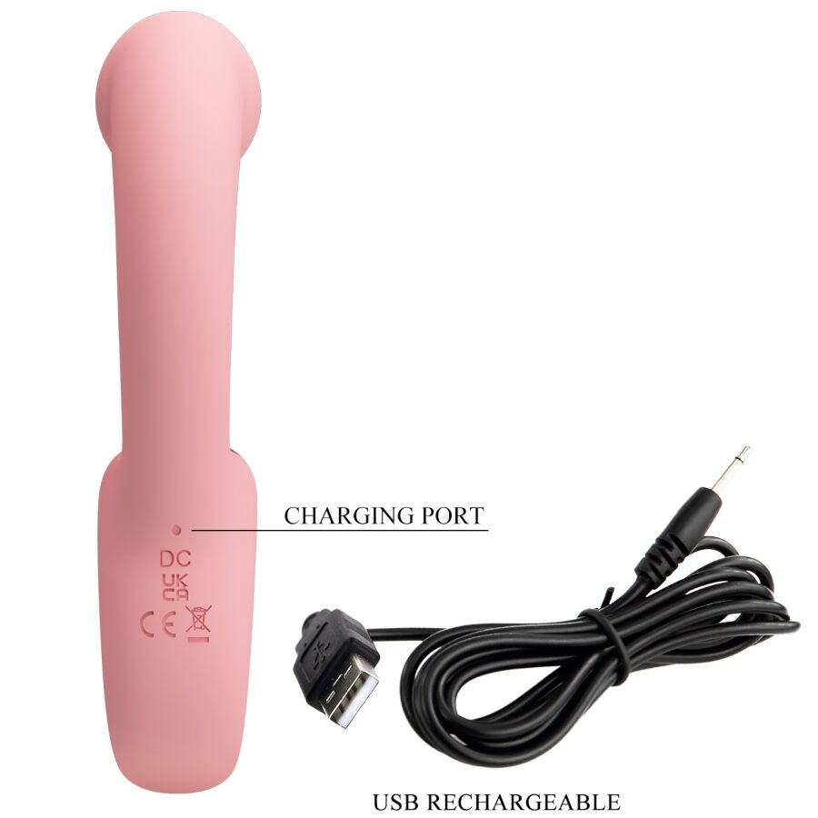 Vibrateur Double Stimulation Erynnyes Rose - Pretty Love