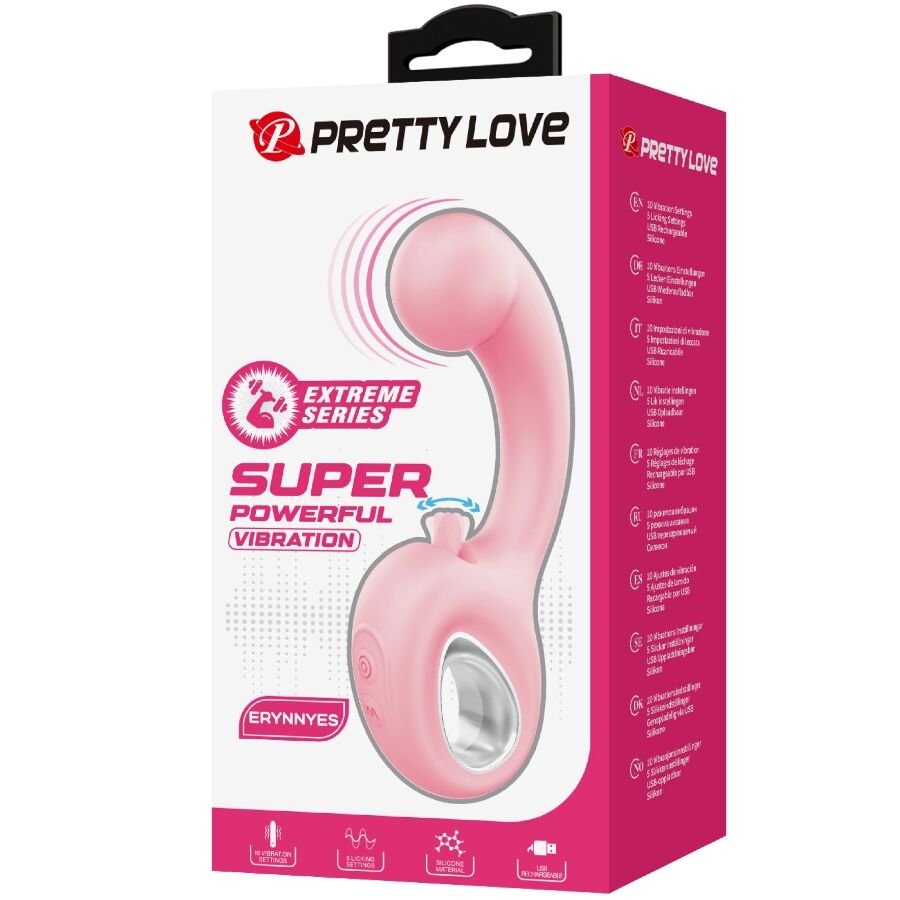 Vibrateur Double Stimulation Erynnyes Rose - Pretty Love