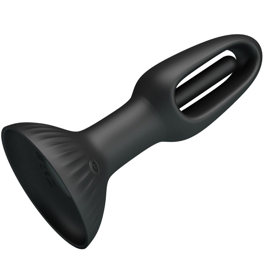 Plug Anal Vibrant Langue Hubert Noir - Pretty Love