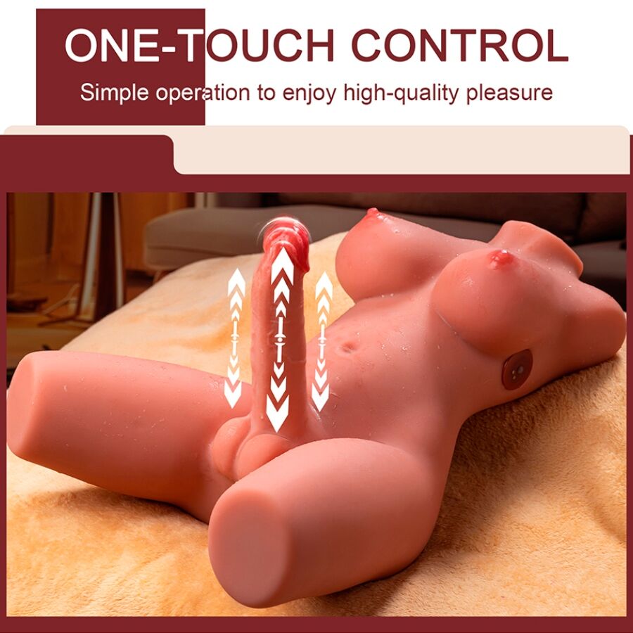 XISE – Masturbateur Buste Transsexuel Ultra-réaliste en silicone