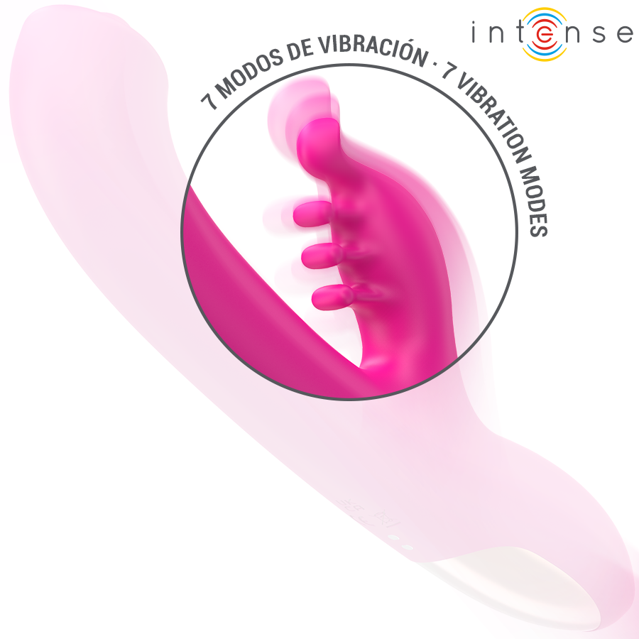 Vibromasseur Rabbit Christina 22,5cm Rose - Intense