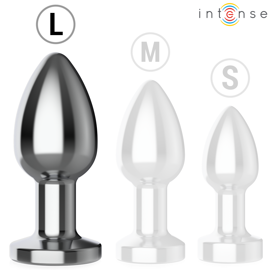 Plug Anal Vibrant Intense Métal Télécommandé Taille L