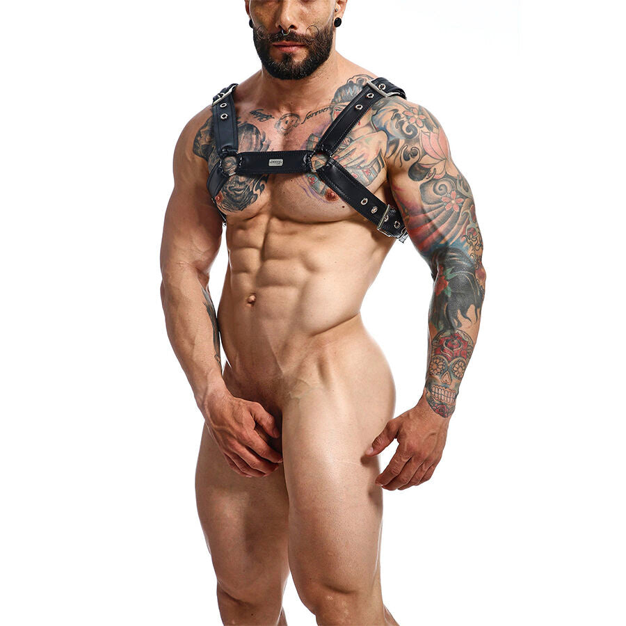 Harnais Chaîne Dngeon Noir Taille Unique - MaleBasics - MOB
