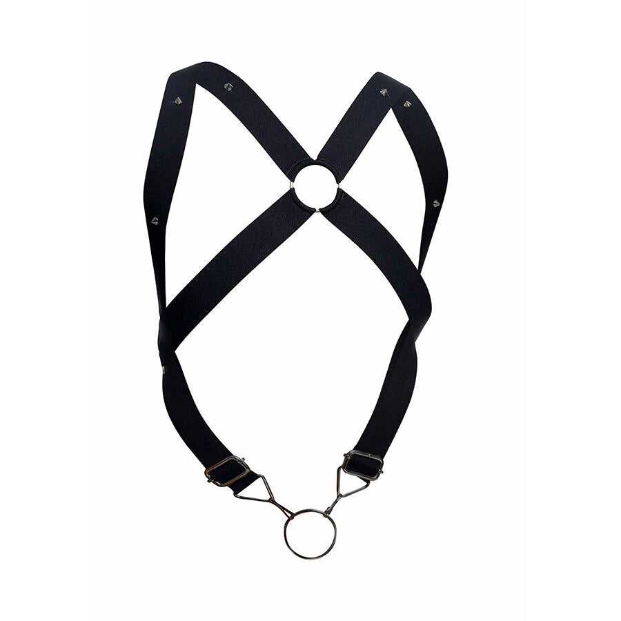 Harnais Dorsal Croisé Noir Dungeon Taille Unique - MaleBasics - MOB