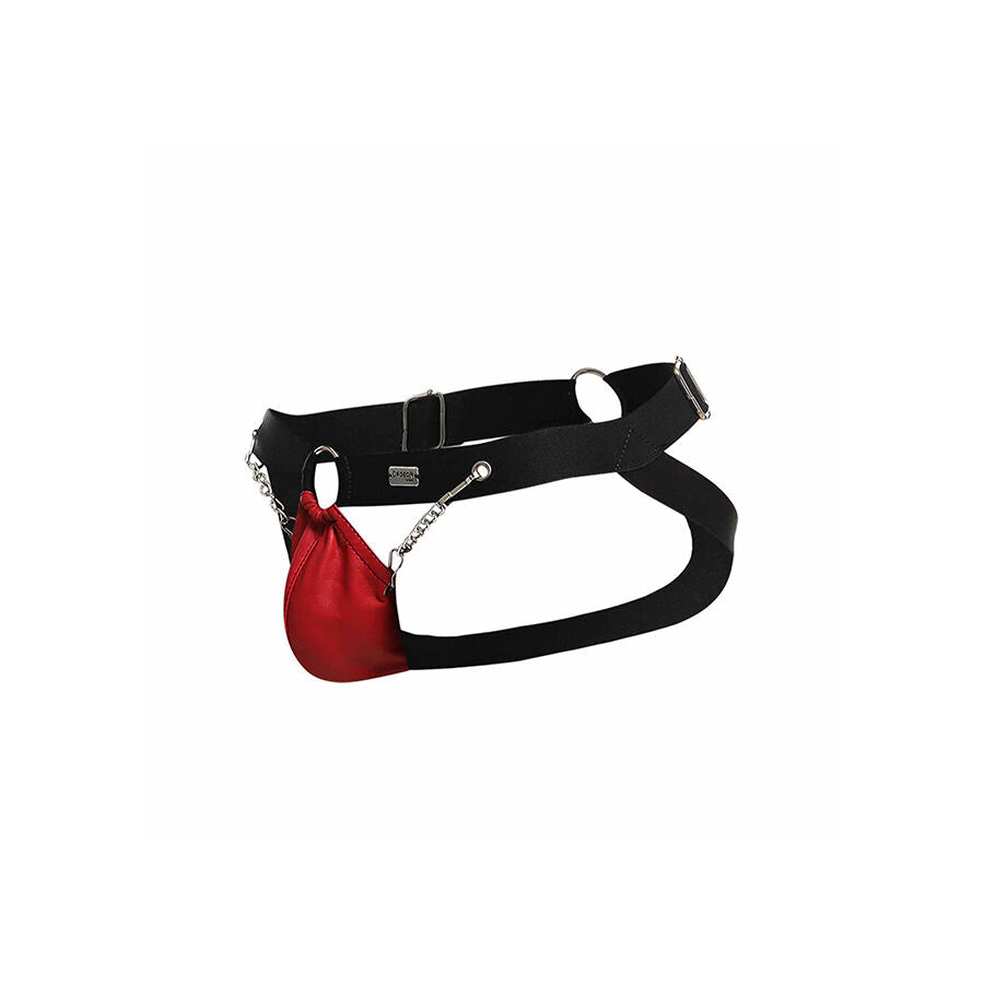 Jockstrap DNGEON Rouge avec Chaînes Taille Unique - MOB - MOB