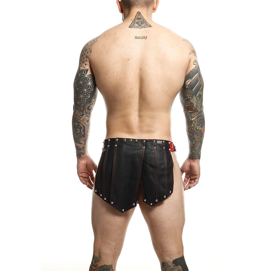 Jupe Cuir Style Guerrier Romain Romanda Noire - MOB - MOB