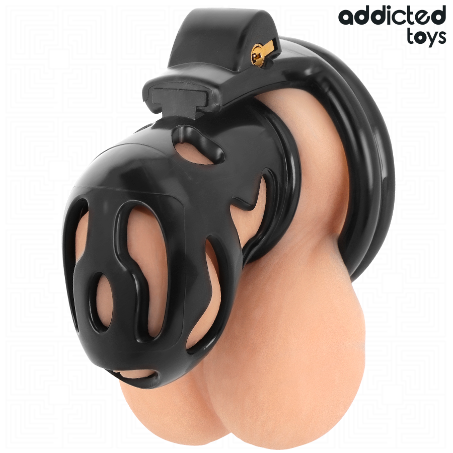 Cage de Chasteté Locked avec Serrure 8cm - Addicted Toys