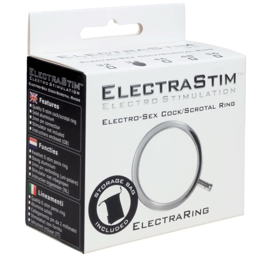 Anneau Pénien Électrostimulation ElectraRings 32mm - ElectraStim