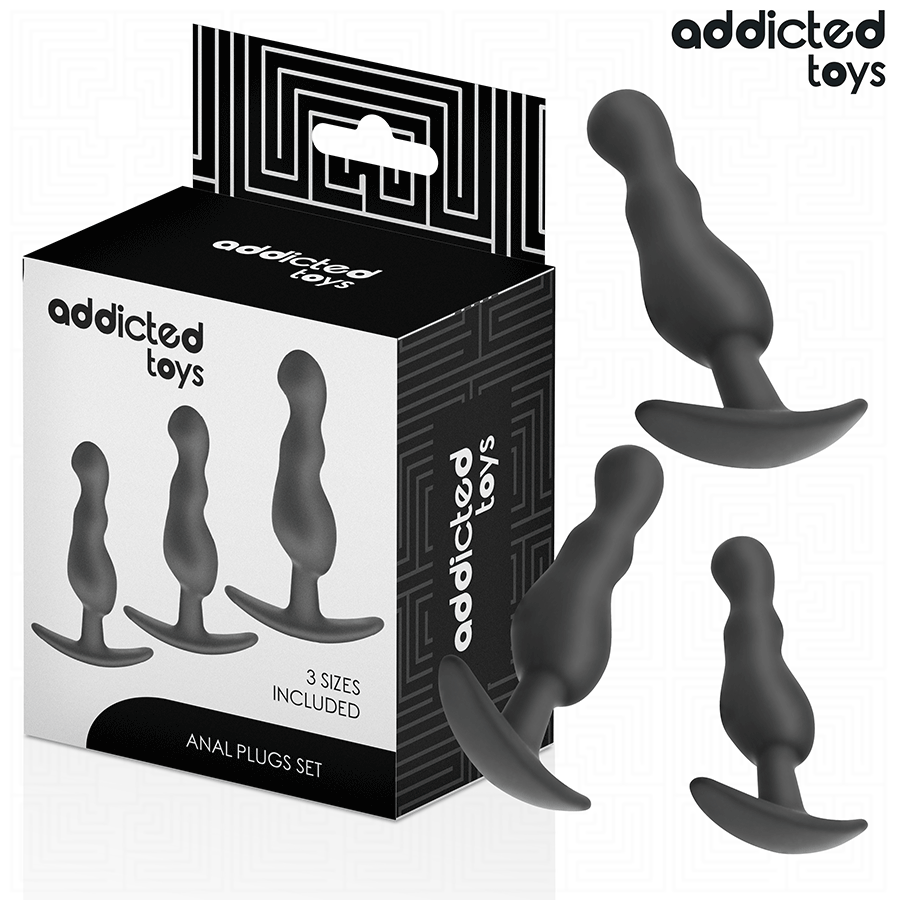 Lot 3 Plugs Anals Progressifs Modèle 1 - Addicted Toys