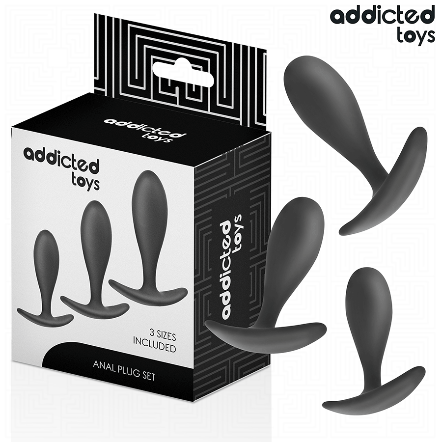 Lot 3 Plugs Anaux Progressifs Modèle 2 - Addicted Toys
