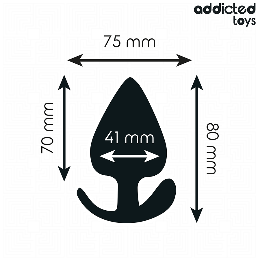 Plug Anal Addicted Toys Taille L 8 cm - Addicted Toys
