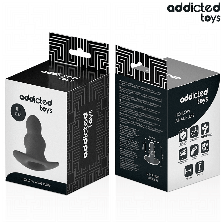 Plug Anal Creux Taille L 11,1 cm - Addicted Toys