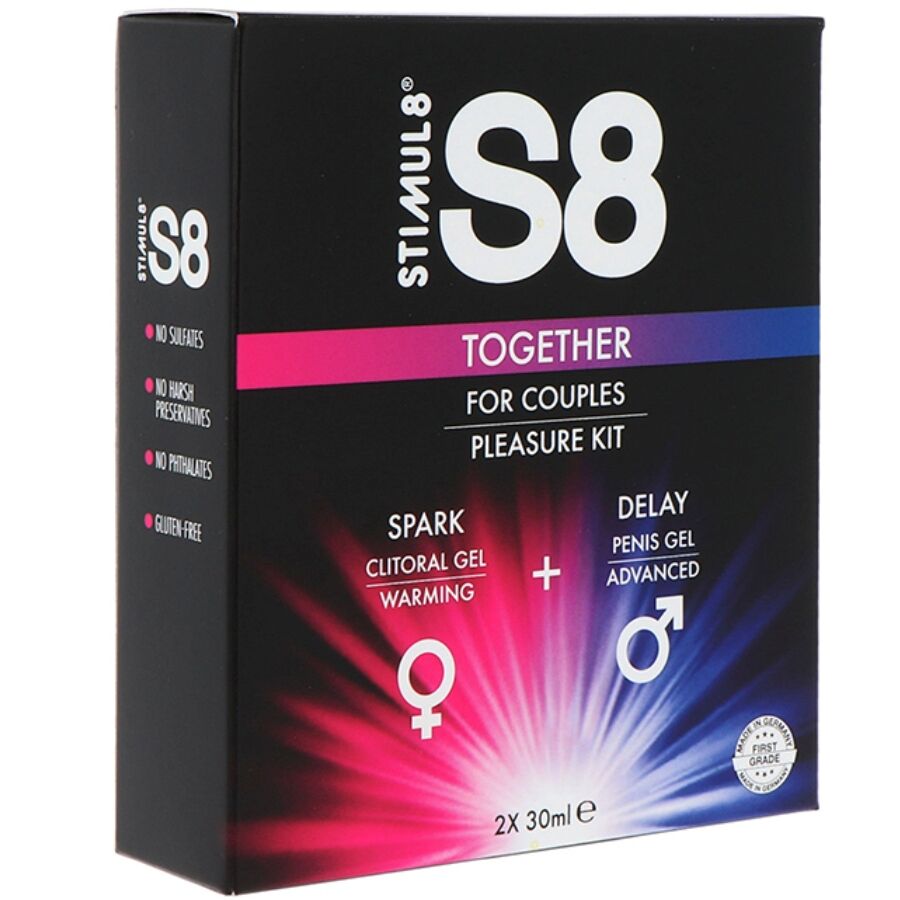Kit Couple Together Gel Stimulant & Retardant - S8 STIMUL8