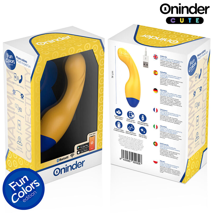 Vibromasseur Oninder Cute Love Buddy Master Jaune - Oninder