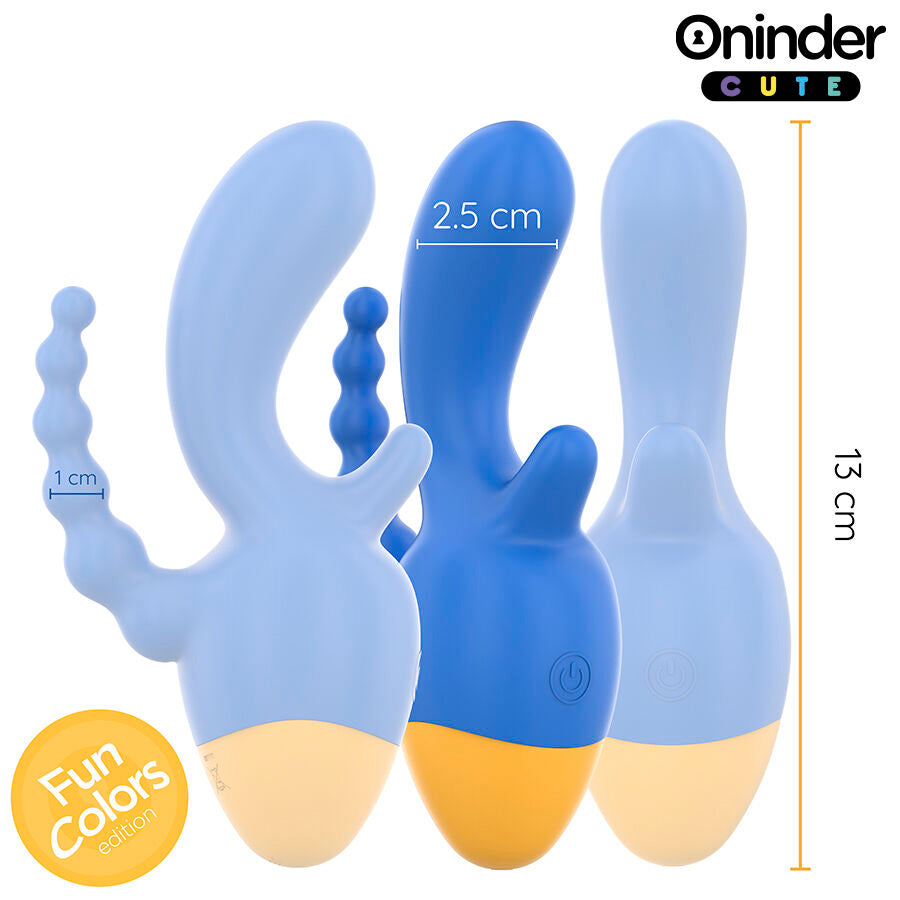 Vibromasseur Triple Stimulation Love 3 Some - Oninder Cute
