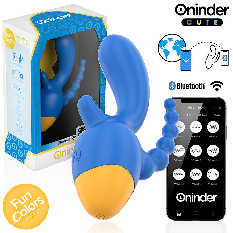 Vibromasseur Triple Stimulation Love 3 Some - Oninder Cute
