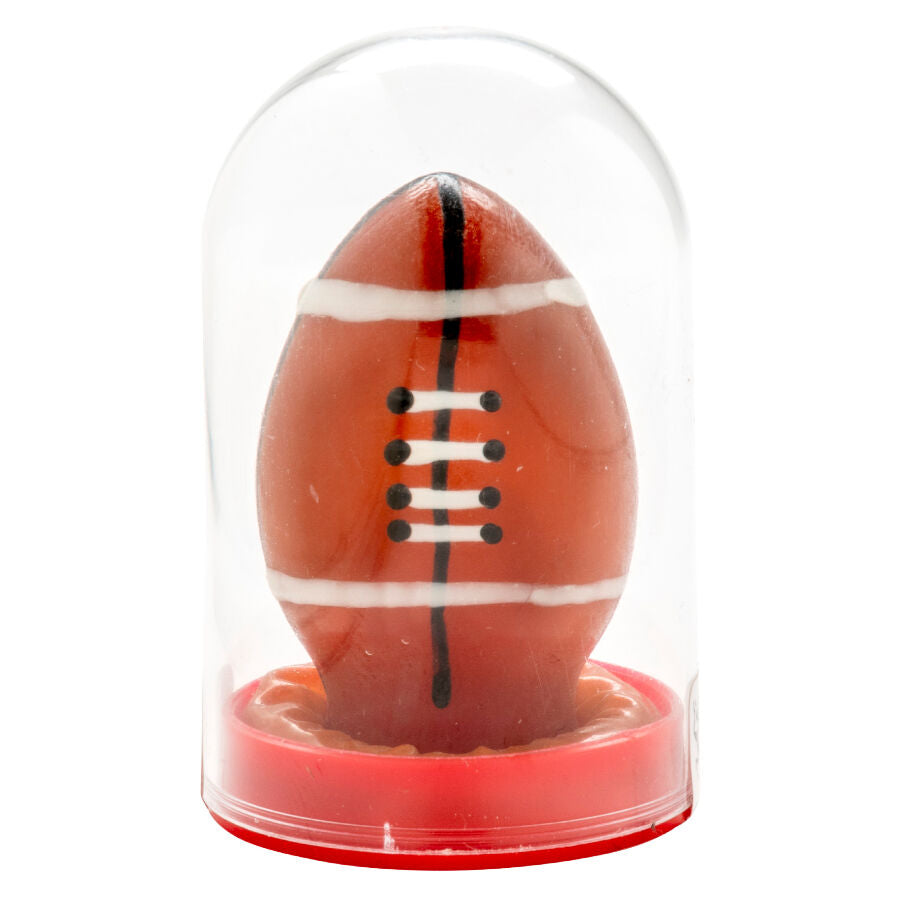 Préservatif Fantaisie Ballon de Rugby Peint à la Main - Condomerie - CONDOMERIE
