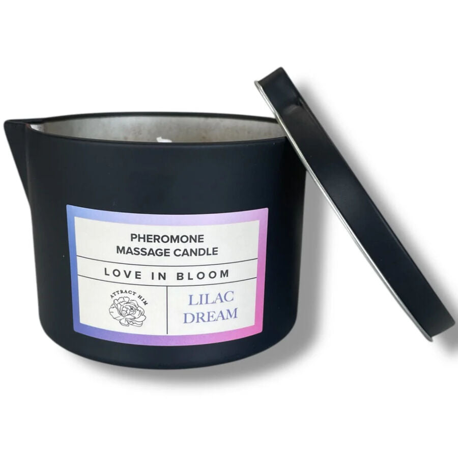 Bougie Massage Phéromones Bloom Lilac Dream 150ml - Eye Of Love - EYE OF LOVE