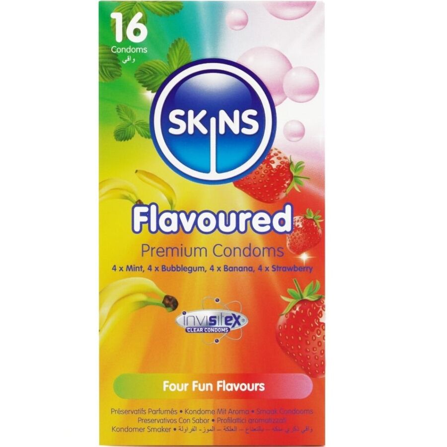 Préservatifs Multi-Saveurs Premium Pack 16 - Skins - SKINS