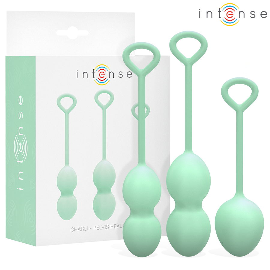 Kit Boules de Geisha Charli 3 Poids Progressifs Vert - Intense
