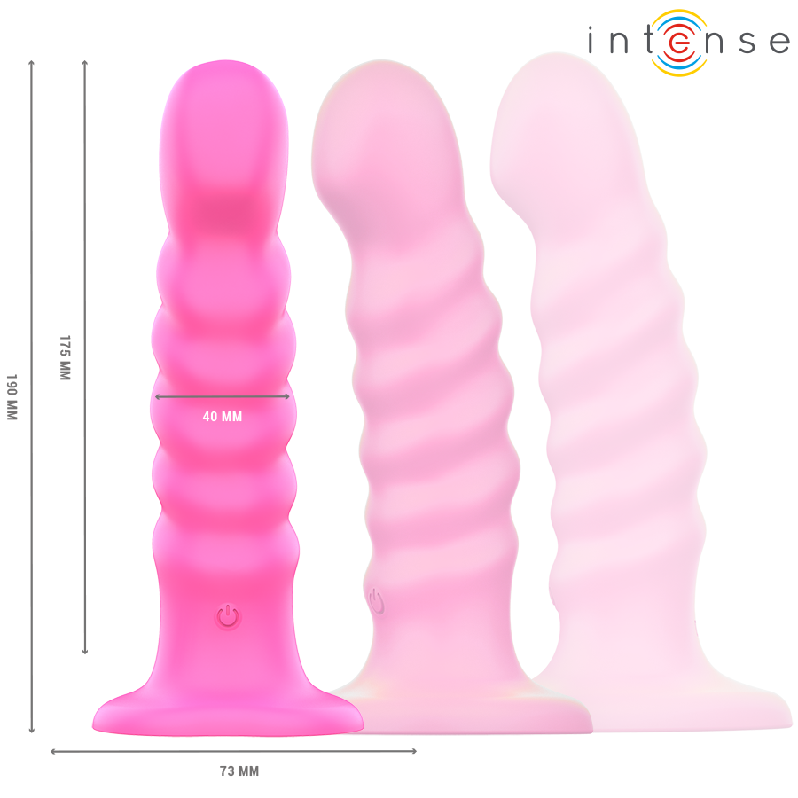Vibrateur Cindy Spirale Rose Taille L - Intense