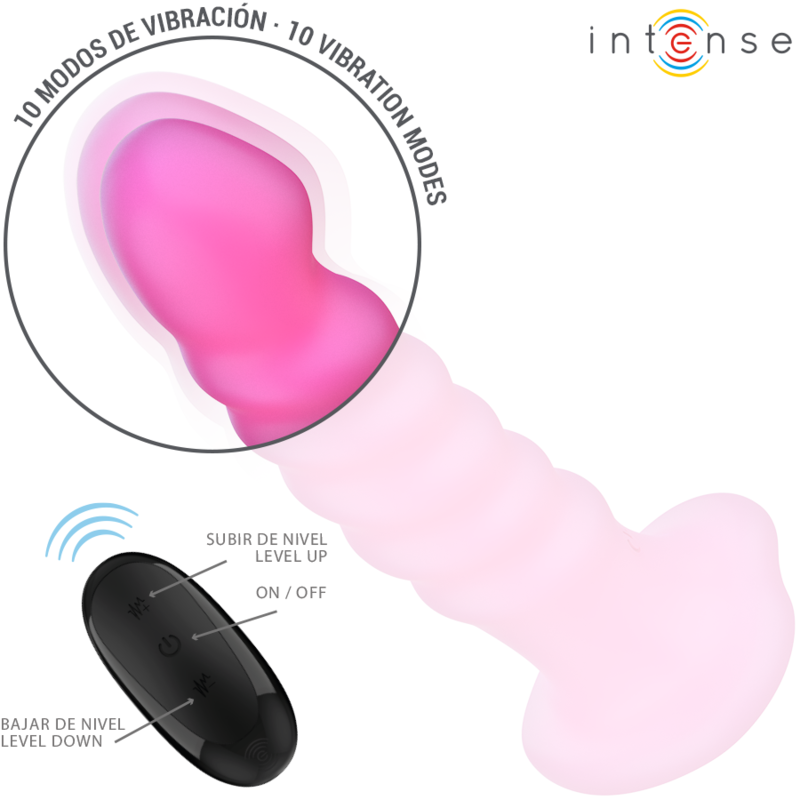 Vibrateur Cindy Spirale Rose Taille L - Intense