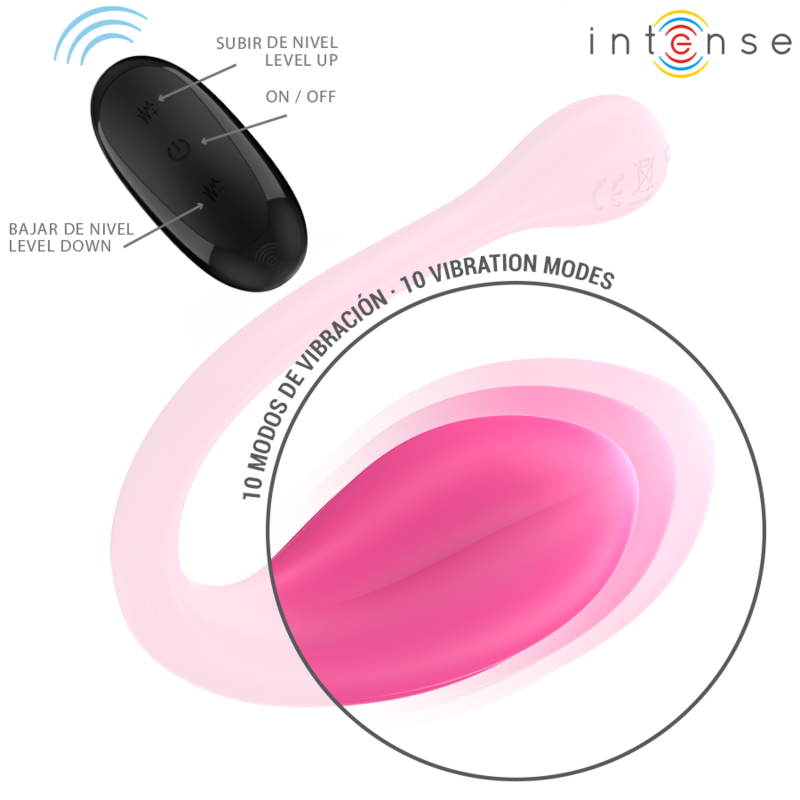 Vibrateur Janice U Double Stimulation Rose - Intense