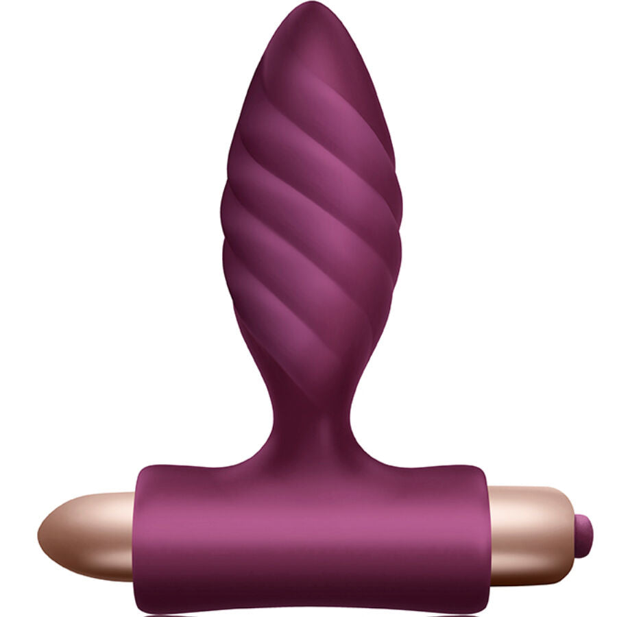 Climaximum - Plug Anal Vibrant Torsadé pour débutant - Violet