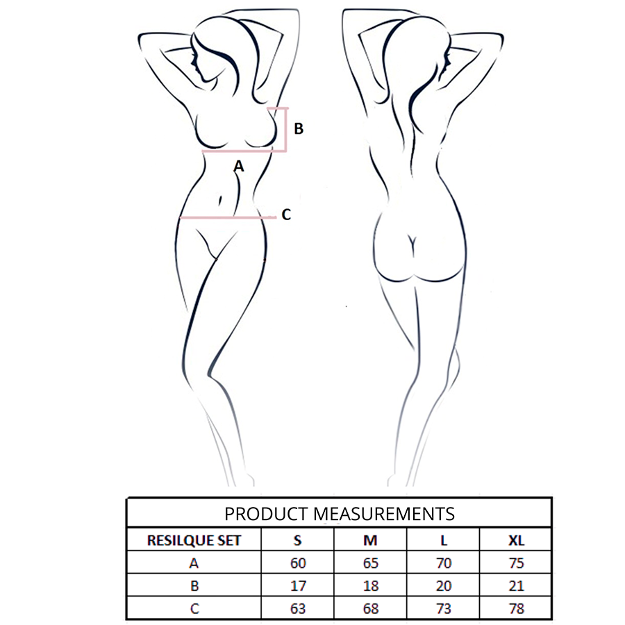 Ensemble Lingerie Resilque Blanc L/XL - Passion