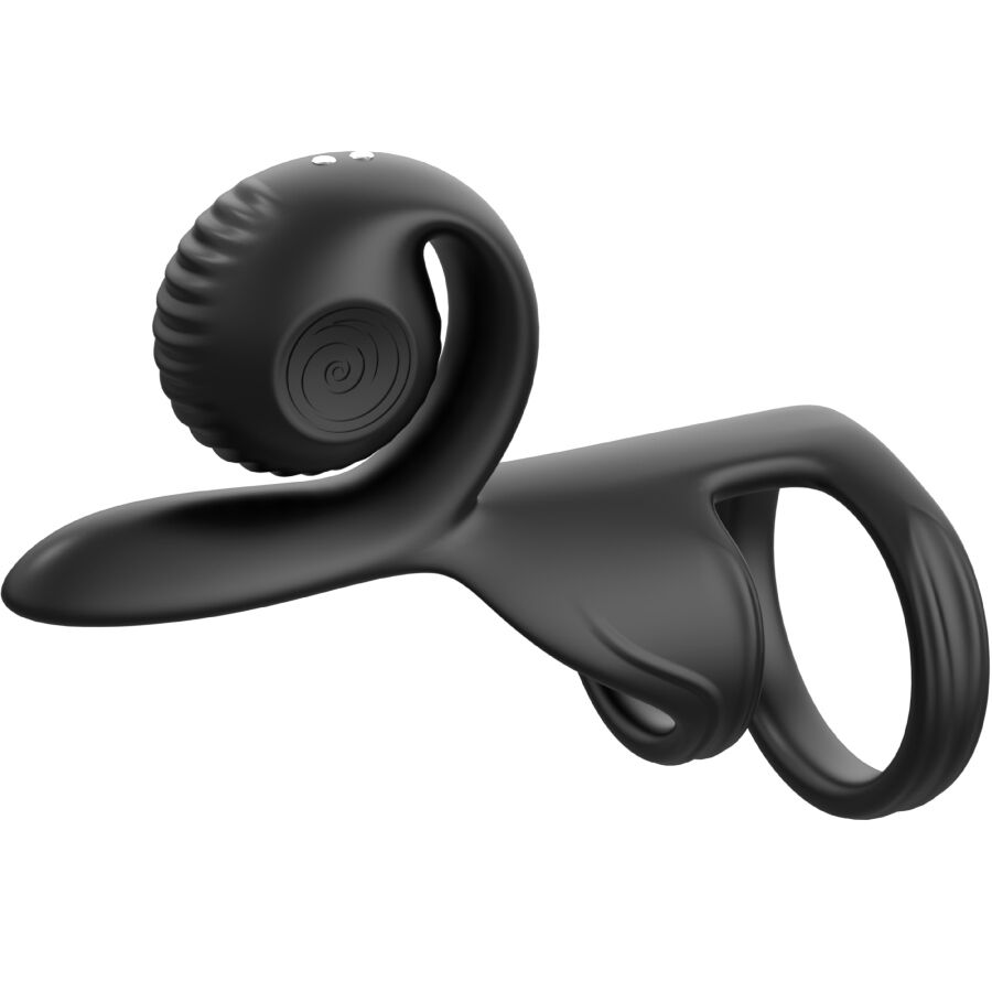 Anneau Vibrant Couples JOVI Télécommande Noire - Snail Vibe