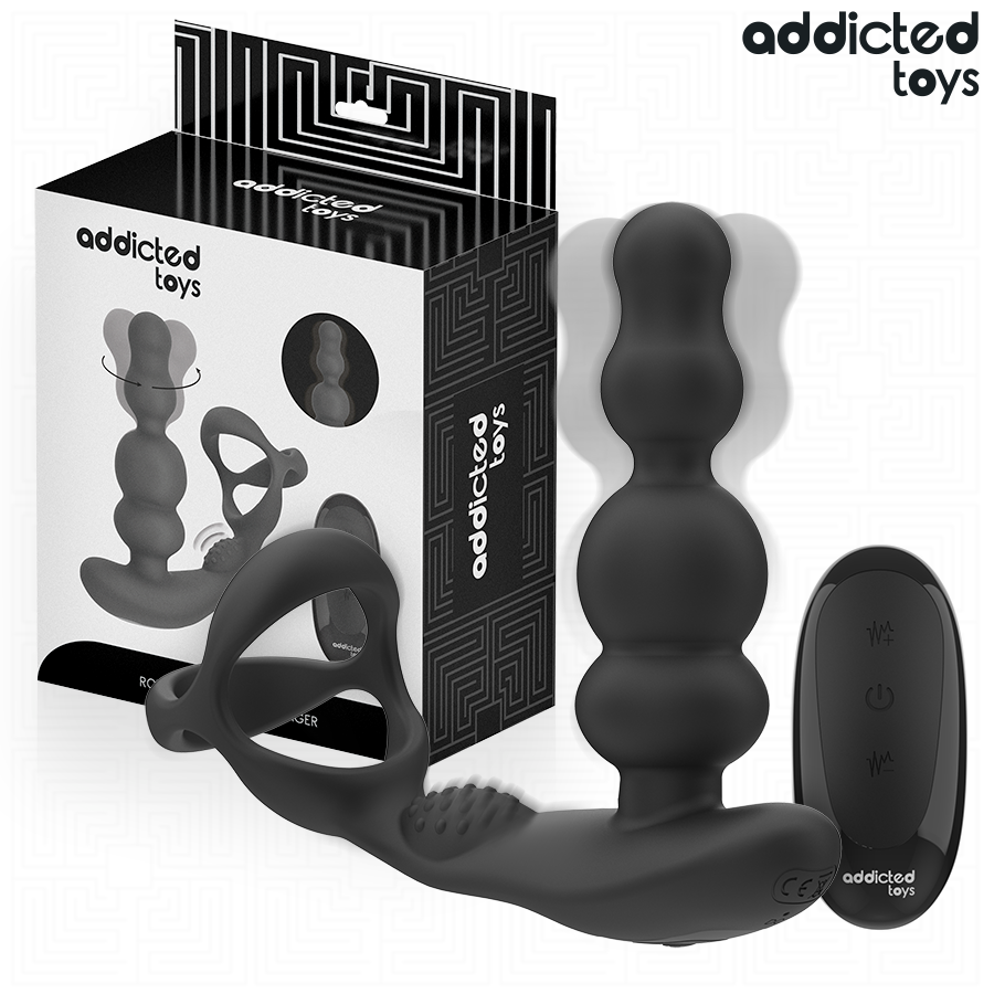 Masseur Prostate Rotatif Télécommandé - Addicted Toys