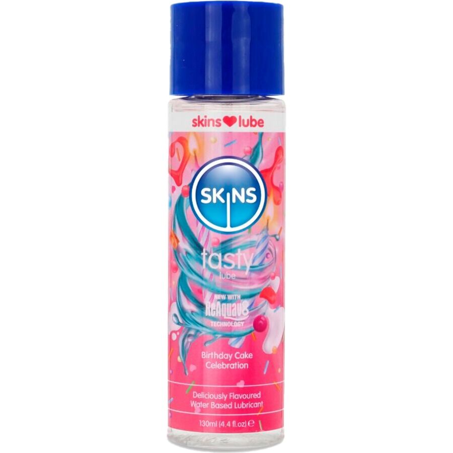 Lubrifiant aromatisé Birthday Cake 130ml - Skins - SKINS