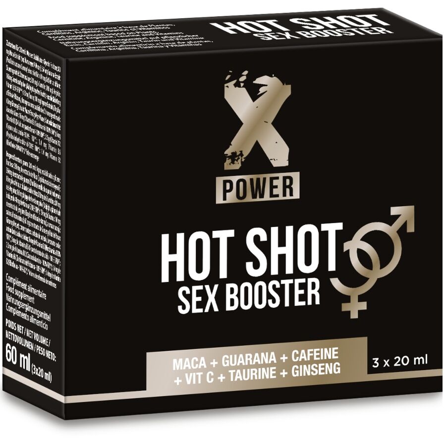 Complément Alimentaire Hot Shot Sex Booster 3x20ml - X Power - XPOWER