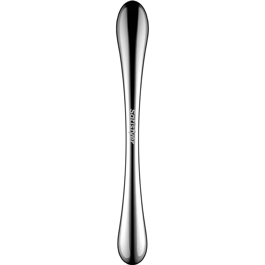 Godemichet Double Cosmic Crest 1 Acier Inoxydable - Satisfyer