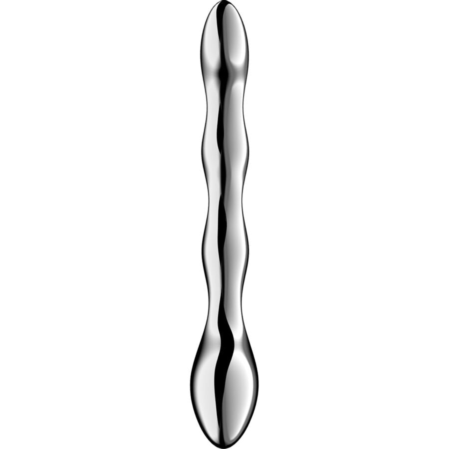 Godemichet Double Cosmic Crest 2 Acier Inoxydable - Satisfyer
