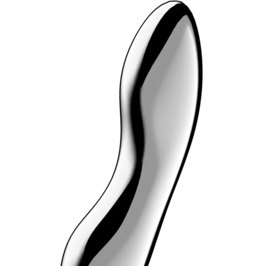Godemichet Double Cosmic Crest 2 Acier Inoxydable - Satisfyer