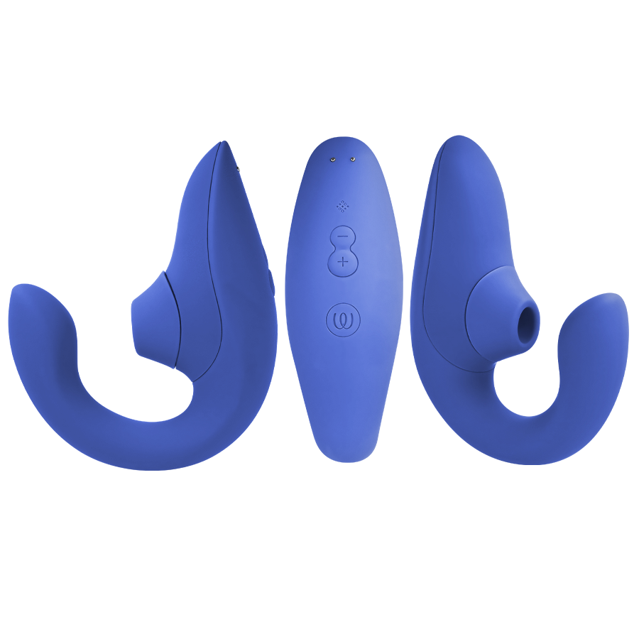 Vibrateur Lapin Womanizer Pleasure Air Blend Bleu - Womanizer