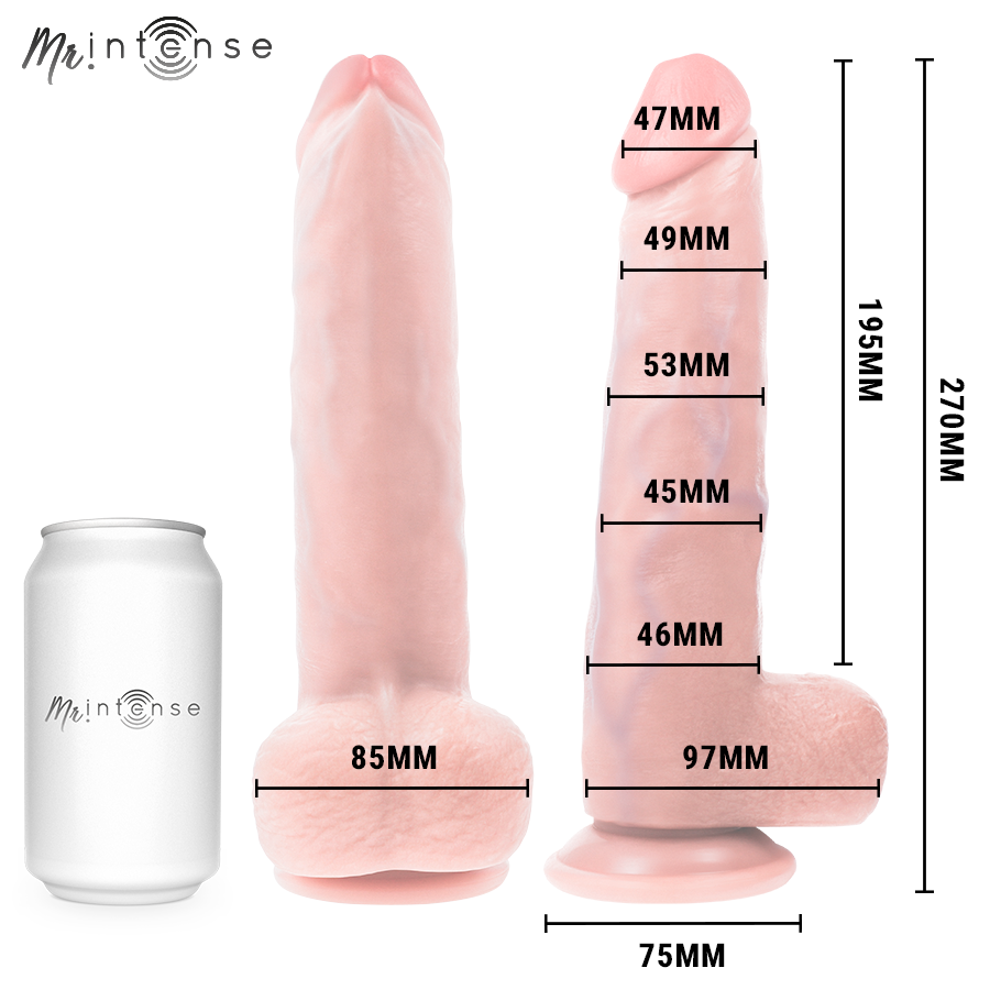 Gode Réaliste Neeson 27cm avec Testicules - Mr Intense